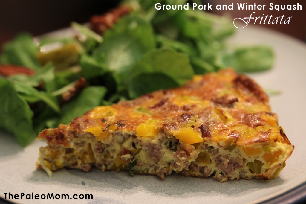 Ground Pork and Winter Squash Frittata - The Paleo Mom