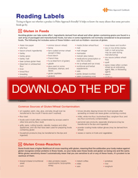 This guide will help you read ingredient labels to avoid gluten, corn, soy, dairy, and added sugars in your packaged foods.