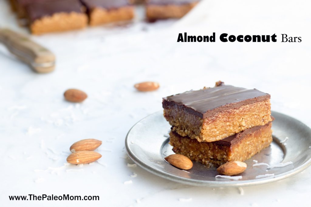 almond coconut bars
