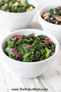 Braised Kale with beets-024
