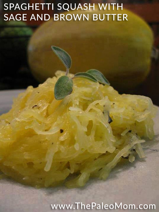 Spaghetti Squash with Sage and Brown Butter