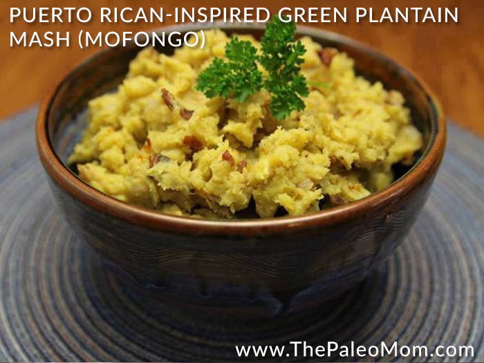 Puerto Rican Inspired Green Plantain Mash Mofongo