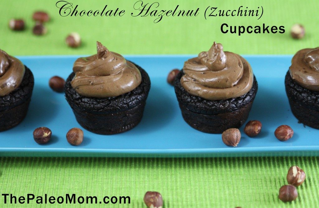 Chocolate Hazelnut Zucchini Cupcakes | The Paleo Mom