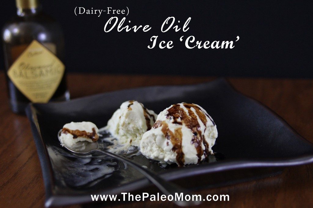 Olive Oil Ice Cream | The Paleo Mom