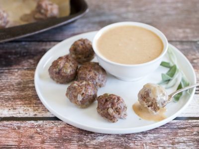 Meatballs with Asian Dipping Sauce