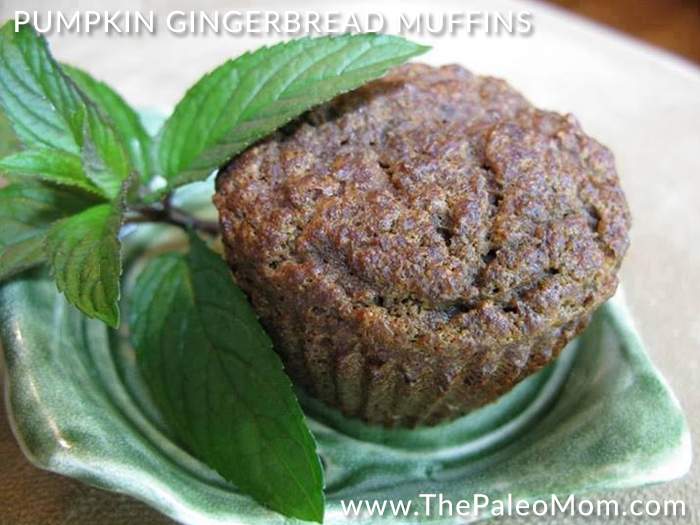 Pumpkin Gingerbread Muffins