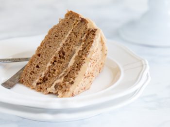 Spice Cake with Maple Cashew Frosting