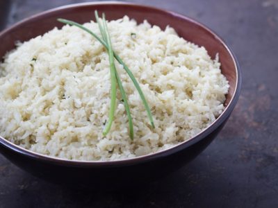 ginger garlic cauliflower rice