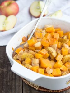 Cinnamon Butternut Squash and Plantain with Apple