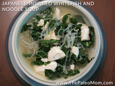 Japanese-Inspired Whitefish and Noodle Soup
