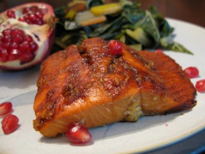 Pomegranate Molasses-Glazed Salmon | The Paleo Mom