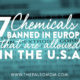 chemicals banned in europe