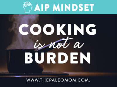 Cooking is not a burden