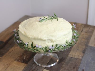 This Italian-style Lemon Rosemary Olive Oil cake is gluten-free, dairy-free and Paleo!