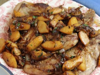 pork chops with asian pears