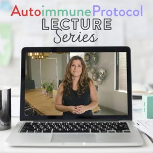 The AIP Lecture Series is a 6-week video-based online course that teaches the scientific foundation for the diet and lifestyle tenets of the Autoimmune Protocol.