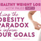 using the obesity paradox