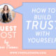 how to build trust with yourself